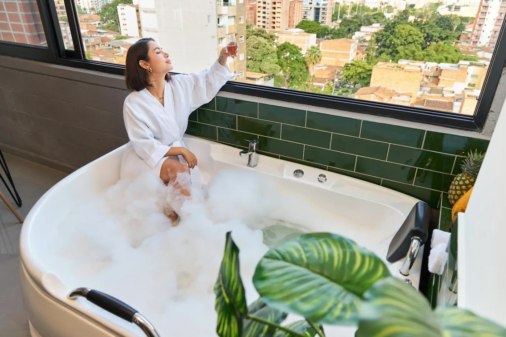 Jacuzzi Comfort Aparta-Suite Stadio Rosa Negra Medellin
