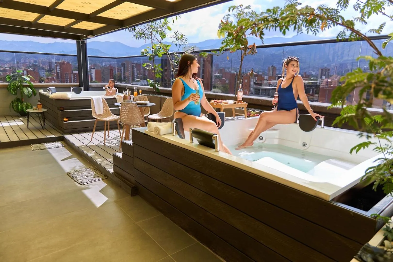 Jacuzzi Comfort Aparta-Suite Stadio Rosa Negra Medellin